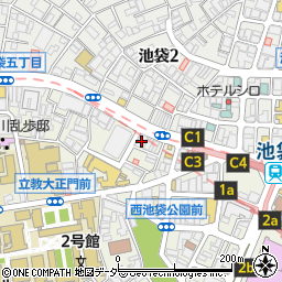 東京三協信用金庫池袋支店周辺の地図