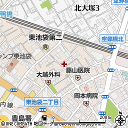 東京都豊島区東池袋2丁目30-1周辺の地図