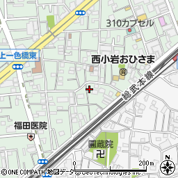 東京都江戸川区西小岩1丁目13-10周辺の地図