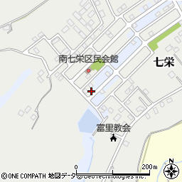 千葉県富里市七栄93-27周辺の地図