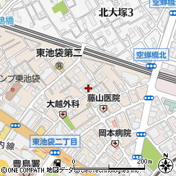 東京都豊島区東池袋2丁目30-3周辺の地図