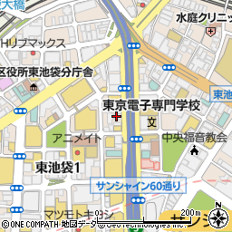 東京ミューズ・アカデミー周辺の地図