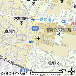 国府台女子学院周辺の地図