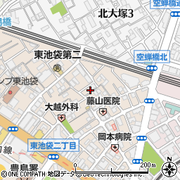 東京都豊島区東池袋2丁目30-7周辺の地図