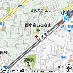 東京都江戸川区西小岩1丁目19-2周辺の地図