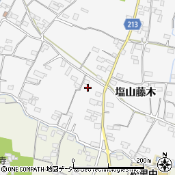 山梨県甲州市塩山藤木1997周辺の地図