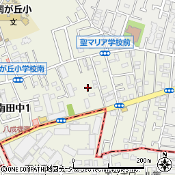 東京都練馬区南田中1丁目周辺の地図