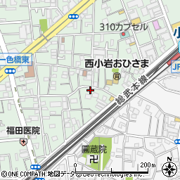 東京都江戸川区西小岩1丁目13-12周辺の地図