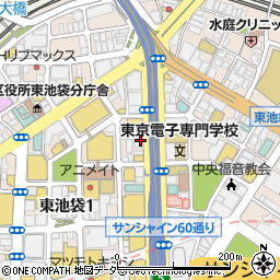 東京都豊島区東池袋1丁目31周辺の地図