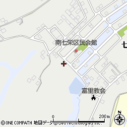 千葉県富里市七栄93-48周辺の地図