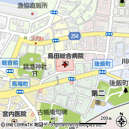 島田総合病院（積仁会）周辺の地図