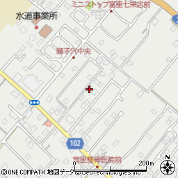 千葉県富里市七栄724-7周辺の地図