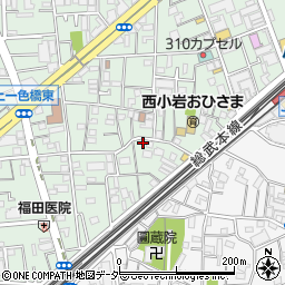 東京都江戸川区西小岩1丁目13-11周辺の地図