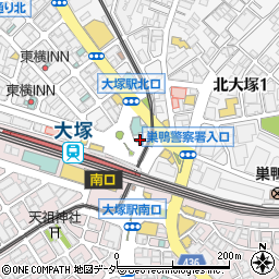 株式会社ミニミニ中央　大塚店周辺の地図