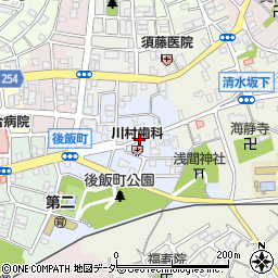 千葉県銚子市後飯町周辺の地図