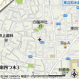 小松川信用金庫東四つ木支店周辺の地図
