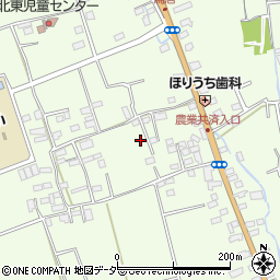 山梨県韮崎市藤井町駒井2459-1周辺の地図