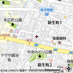 千葉県銚子市新生町2丁目3-7周辺の地図