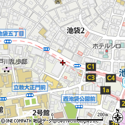 SHANTi シャンティ 池袋店周辺の地図