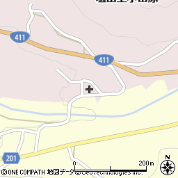 山梨県甲州市塩山上小田原201-1周辺の地図