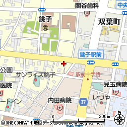 千葉県銚子市若宮町7-8周辺の地図
