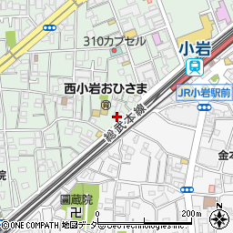 東京都江戸川区西小岩1丁目19-35周辺の地図