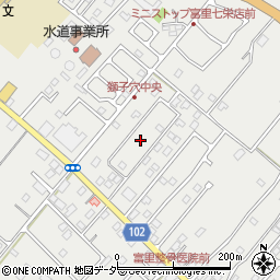 千葉県富里市七栄724-52周辺の地図