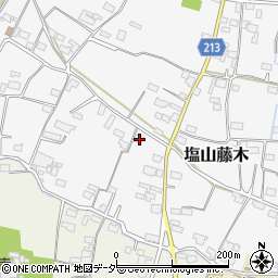 山梨県甲州市塩山藤木1996周辺の地図