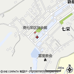 千葉県富里市七栄93-25周辺の地図