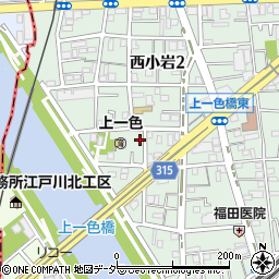 東京都江戸川区西小岩2丁目2-13周辺の地図