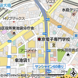 東京都豊島区東池袋1丁目31-7周辺の地図