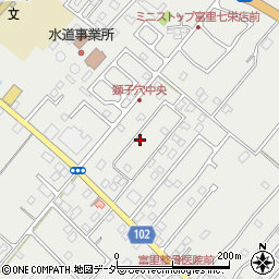 千葉県富里市七栄724-51周辺の地図