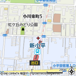 ファミリーマート小平小川町二丁目店周辺の地図