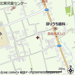 山梨県韮崎市藤井町駒井2459-2周辺の地図