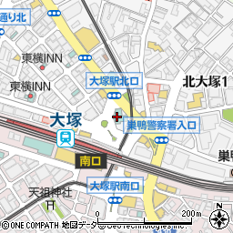 Ｒ＆Ｂホテル大塚駅北口周辺の地図
