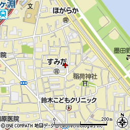 隅田児童遊園周辺の地図
