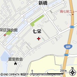 千葉県富里市七栄174周辺の地図