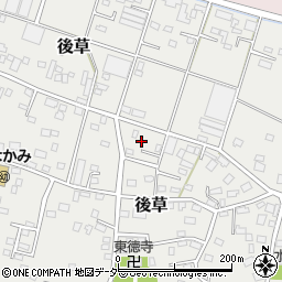 千葉県旭市後草733-2周辺の地図