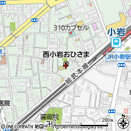 東京都江戸川区西小岩1丁目19-1周辺の地図