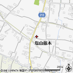 山梨県甲州市塩山藤木2106周辺の地図