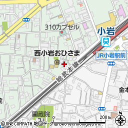東京都江戸川区西小岩1丁目19-33周辺の地図