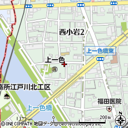 東京都江戸川区西小岩2丁目2-12周辺の地図