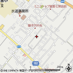 千葉県富里市七栄724-46周辺の地図