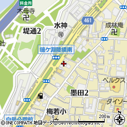 大額株式会社　東京支社周辺の地図