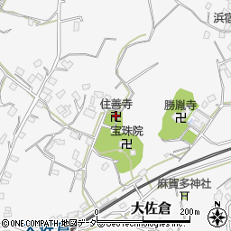 住善寺周辺の地図