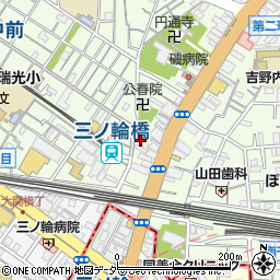都電カフェ&サイクルジム三ノ輪周辺の地図