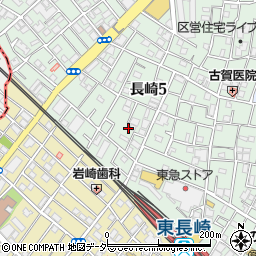 東京都豊島区長崎5丁目7周辺の地図