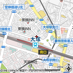 さのや大塚駅前店周辺の地図