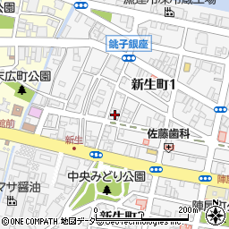千葉県銚子市新生町1丁目54-9周辺の地図
