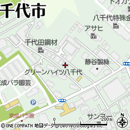 株式会社三晃自動車八千代周辺の地図